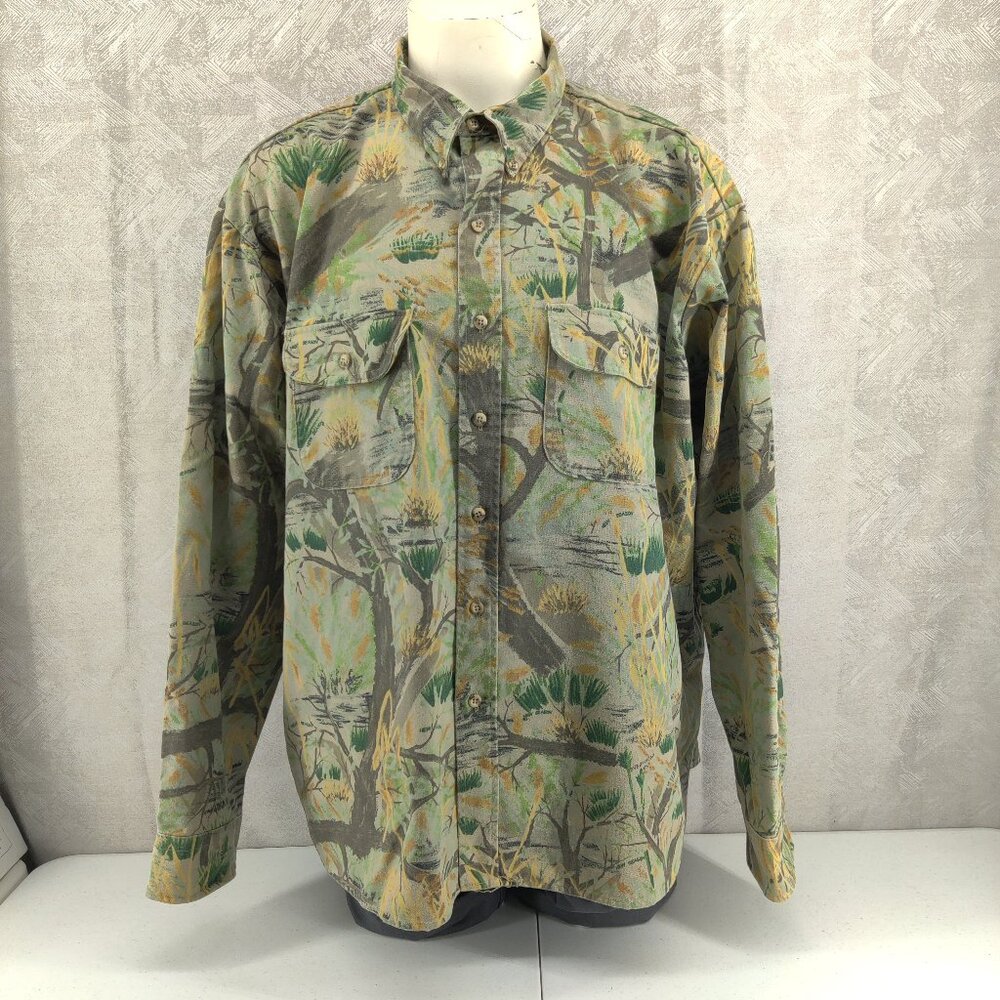 Everywear West Shirt Men 3XL New Season Button Long Sleeve Hunting Outdoors VTG